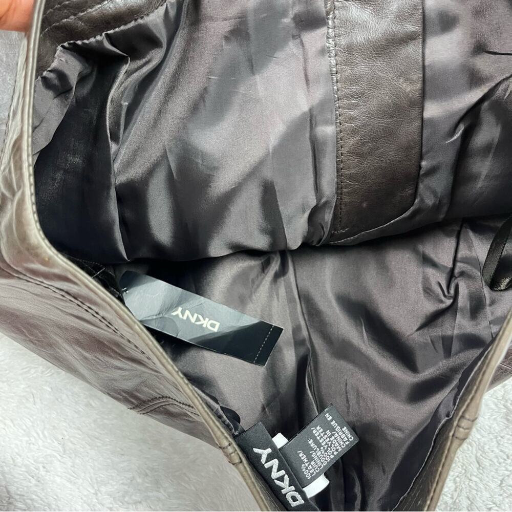 DKNY Y2K genuine leather pants - Picture 7 of 10